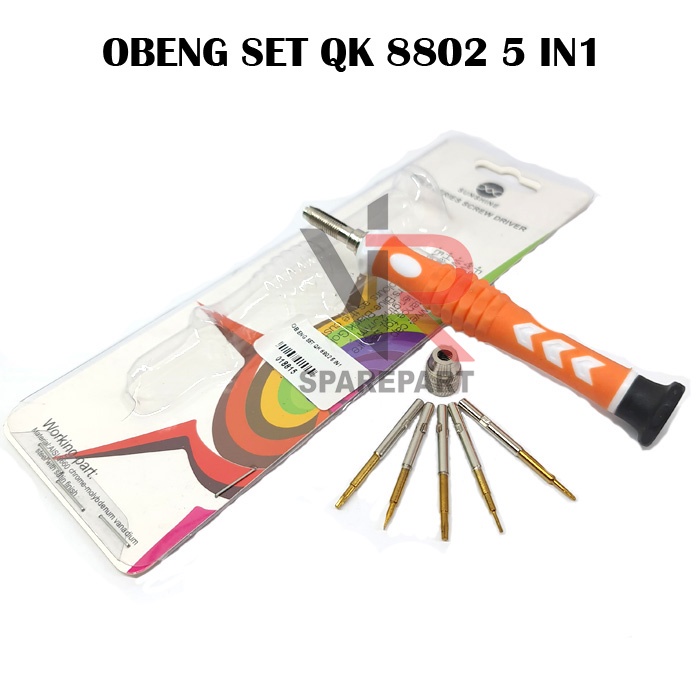 OBENG SET QK-8802 5 IN 1