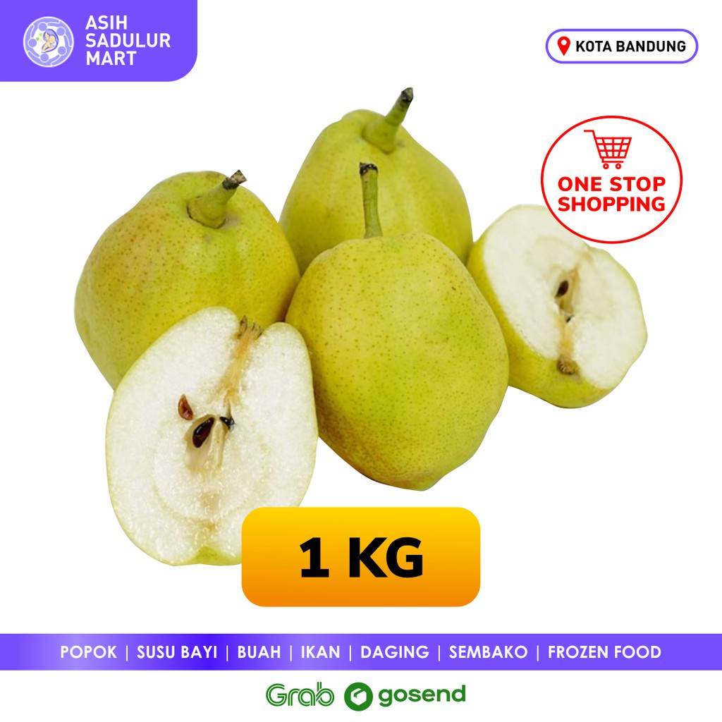 Buah Pear Xiang Lie Pir 1kg Segar Fresh | Asih Sadulur Mart