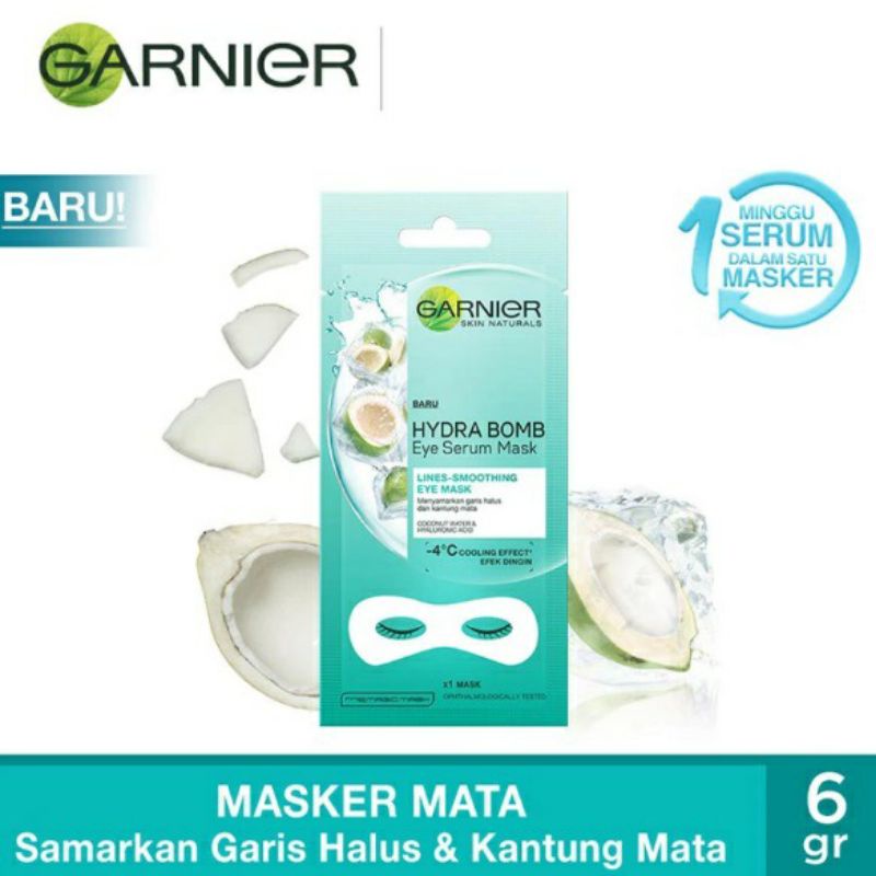 Garnier Masker Mata Hydra Bomb Hijau 6gr