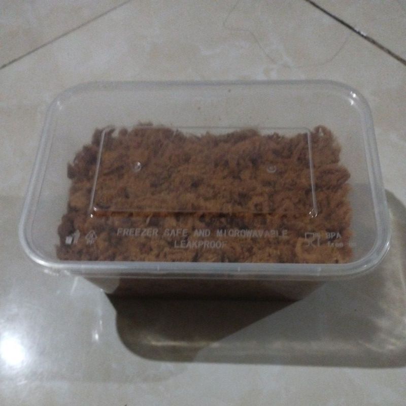 

Abon Ayam dua varian Pedas dan Original