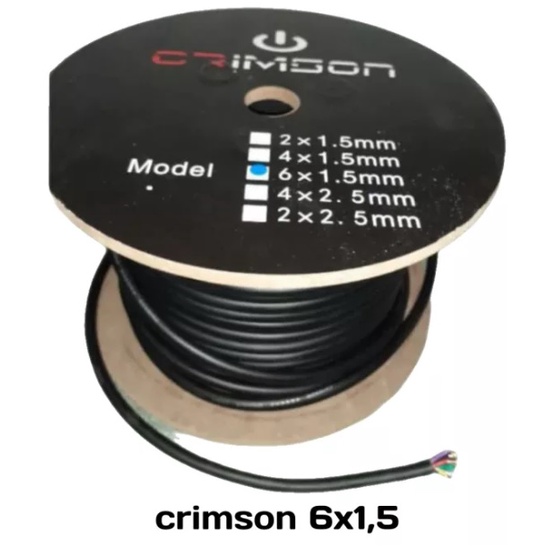 (25meter) Kabel spiker/kabel speaker isi 6 crimson 6x1,5 Panjang 25 Meter