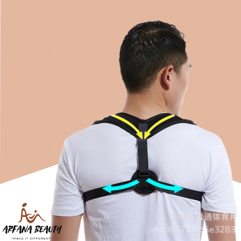 Korset Penegak Penyangga Pelurus Korektor Corrector Punggung Postur Badan Tubuh Tegak Penyangga Terapi Untuk Punggung Back Posture Corrector Harness Anti Bungkuk Bongkok Pria Wanita Original Ori Premium Import Terbaru