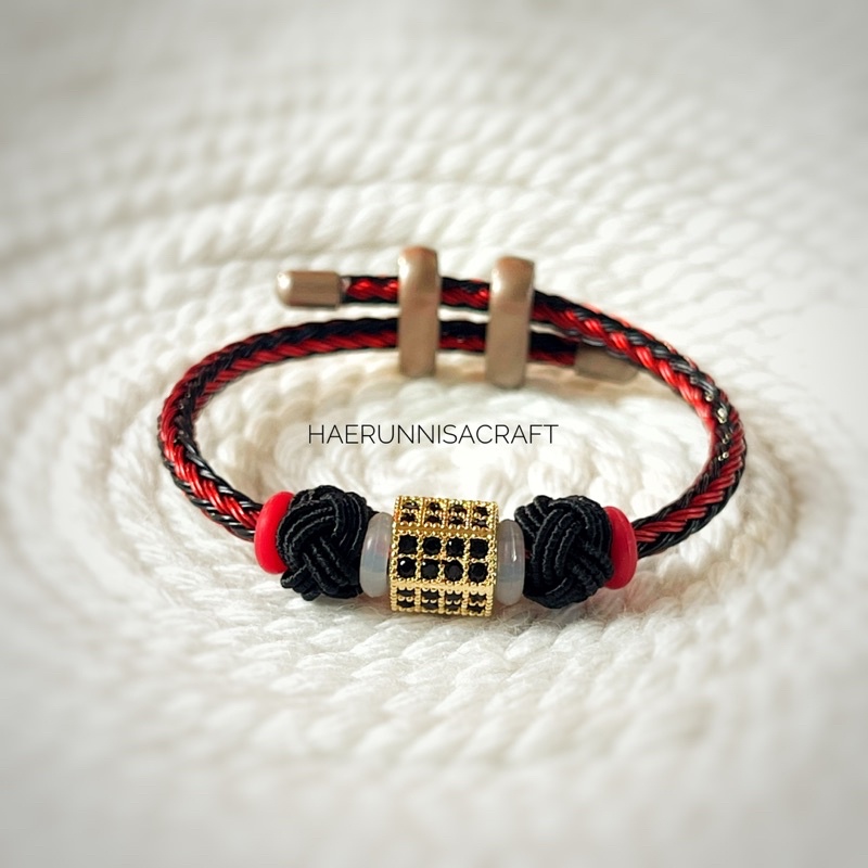 Gelang Anak Bayi Laki dan Perempuan Tali Kawat Waterproof Anti Air Serut dan Aneka Liontin