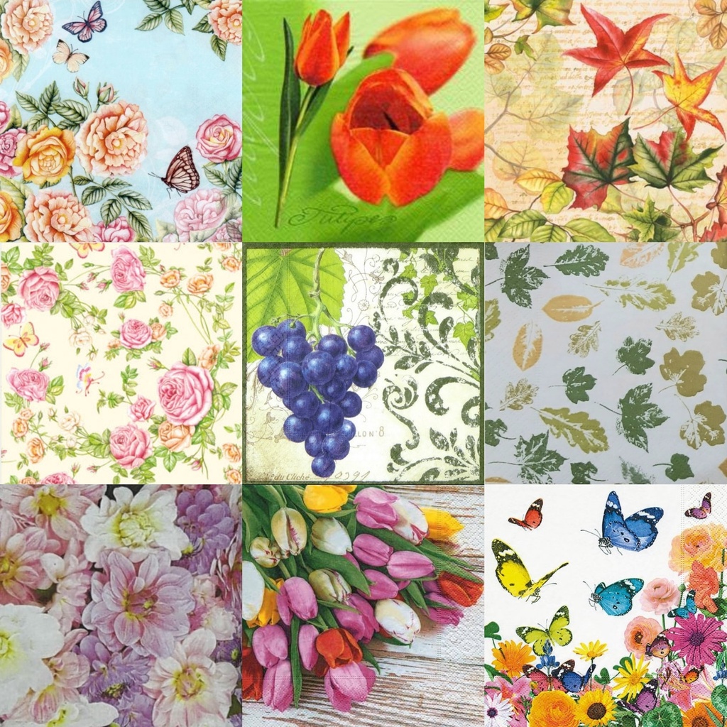 TISU NAPKIN DECOUPAGE EROPAH – Cocktail B