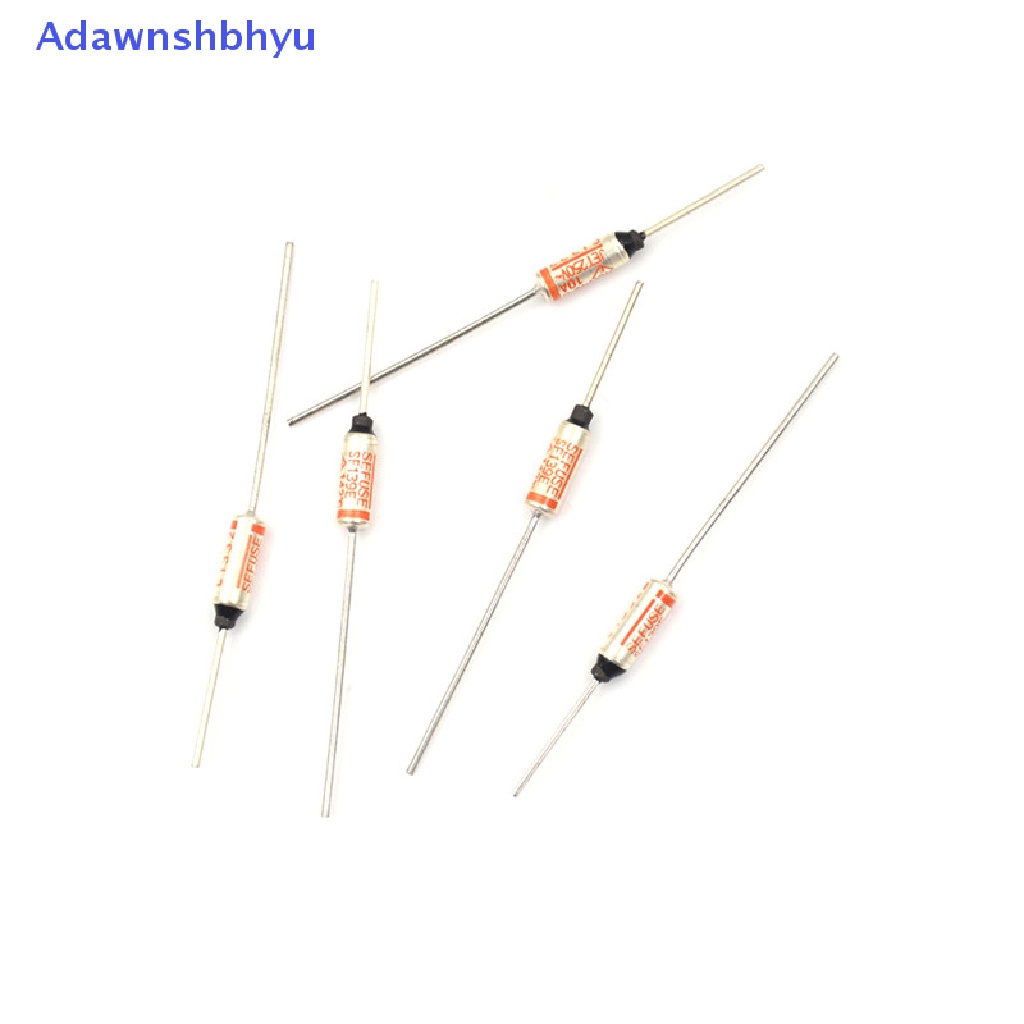 Adhyu 5pcs SF139E Sefuse Cutoffs NEC Thermal Fuse142°C 142derajat Celcius 10A 250V ID