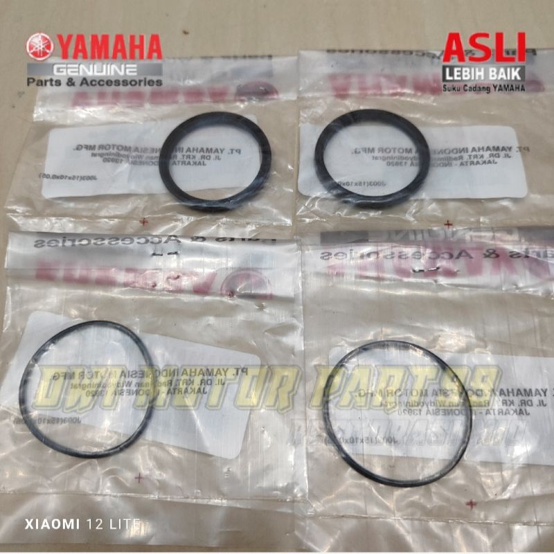 KARET SIL SEAL SLEDING PULLY BELAKANG SET 2DP AEROX LEXI NMAX N-MAX N MAX ORIGINAL YAMAHA