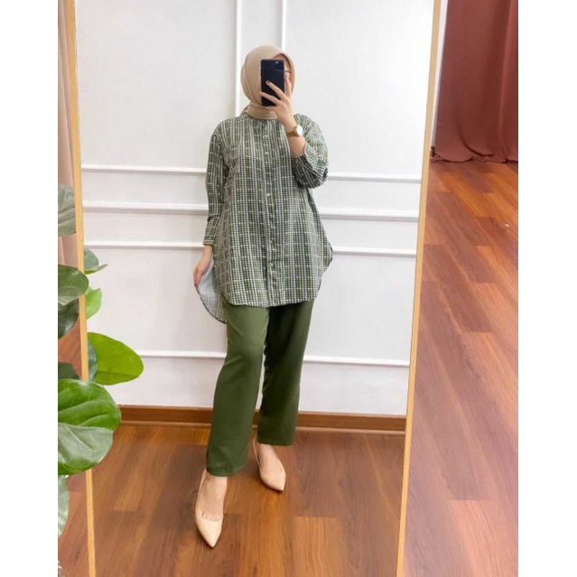 AIKO SET VIRAL ONESET SHAKILA KOTAK TERLARIS SETELAN KERJA WANITA MODERN