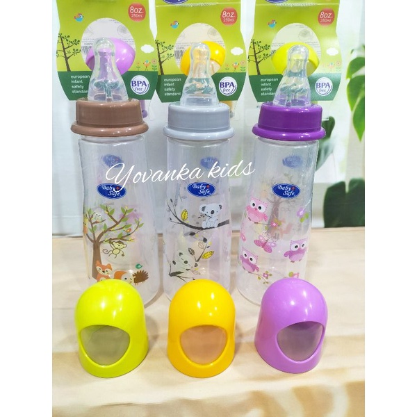 Botol Susu Berkualitas Standar Eropa Baby Safe Karakter 250 Ml 8oz BPA Free JP 003