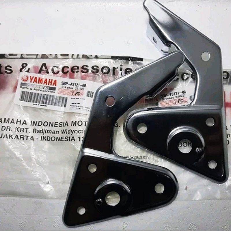 KUPINGAN PEGANGAN BREKET BRAKET LAMPU DEPAN RX KING RXKING 2002 2006 SCORPIO G OLD