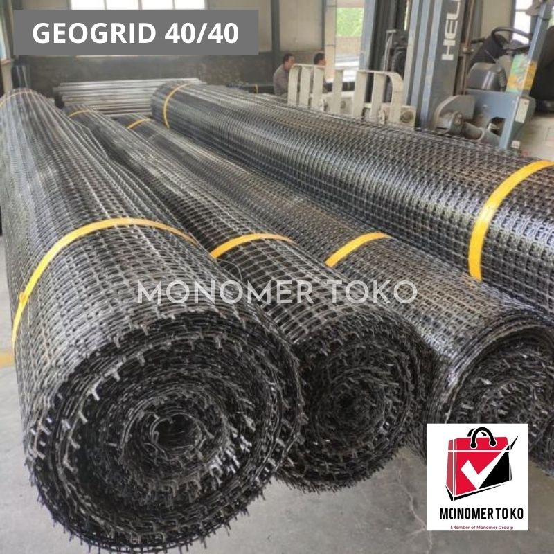 GEOGRID 40/40 uk, 3,95x50m/roll @96kg/roll
