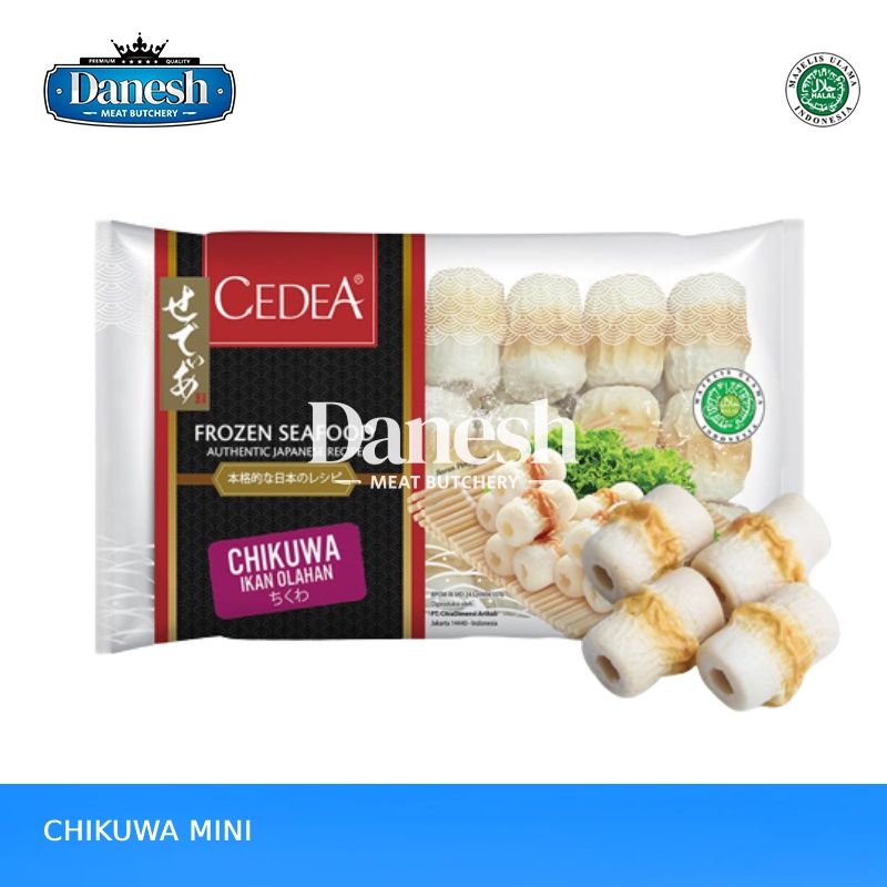 Cedea Chikuwa Mini 1kg Frozen Food Makanan Beku Halal