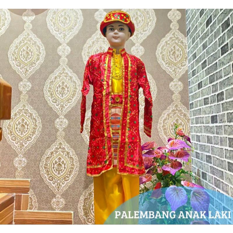 BAJU ADAT NUSANTARA PALEMBANG ANAK _ ANAK  // LAKI - LAKI &amp; PEREMPUAN