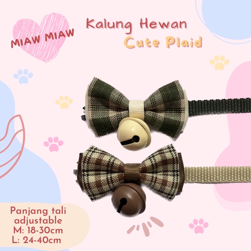 Kalung Kucing Kalung Anjing Dasi Pita Kupu-Kupu by Miaw Miaw