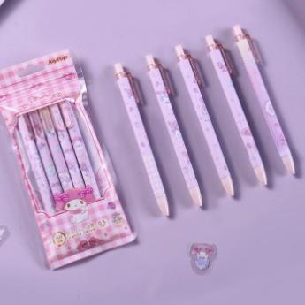 

JU7★ MINISO x SANRIO ( GELPENS ) Cinamoroll My Melody 5pcs black gelpens - (Kode 95C05)) Paling Laris