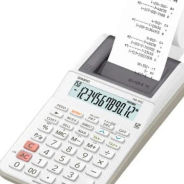 Jual Casio Printing Calculator HR 8 RC Putih 12 digit Shopee Indonesia