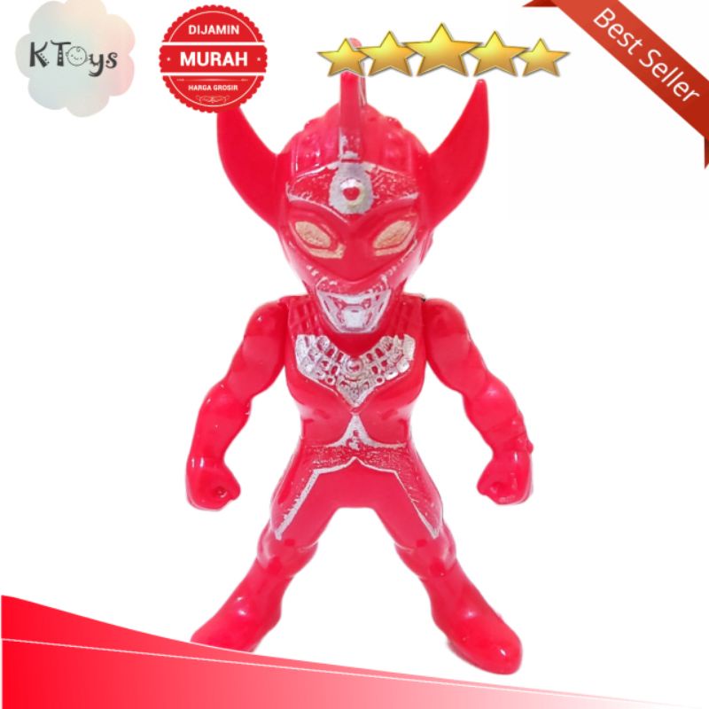 mainan anak figure ultraman merah mini keren