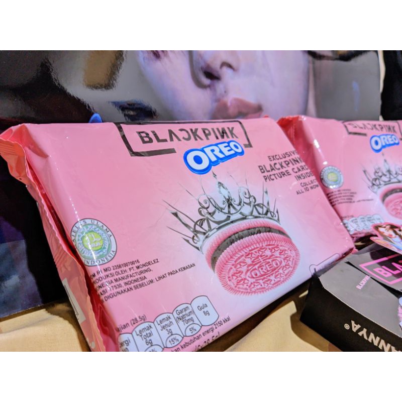 

OREO BLACKPINK LIMITED EDITION ORIGINAL ( FREE STICKER & POSTER )