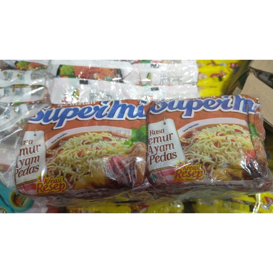 

SUPERMI SEMUR AYAM PEDAS PER 5 BUNGKUS /MIEGORENG/MIEJADUL/MIEINSTAN