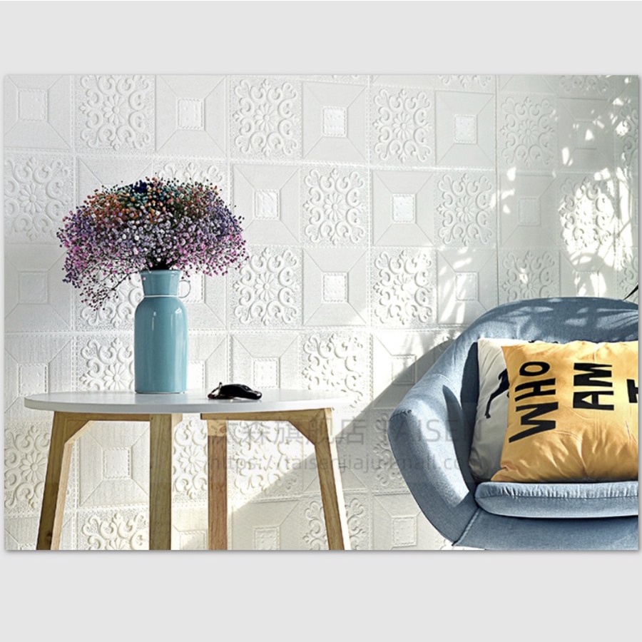 Wallpaper 3D FOAM / Wallfoam Dinding 3D Motif Foam Batik 003