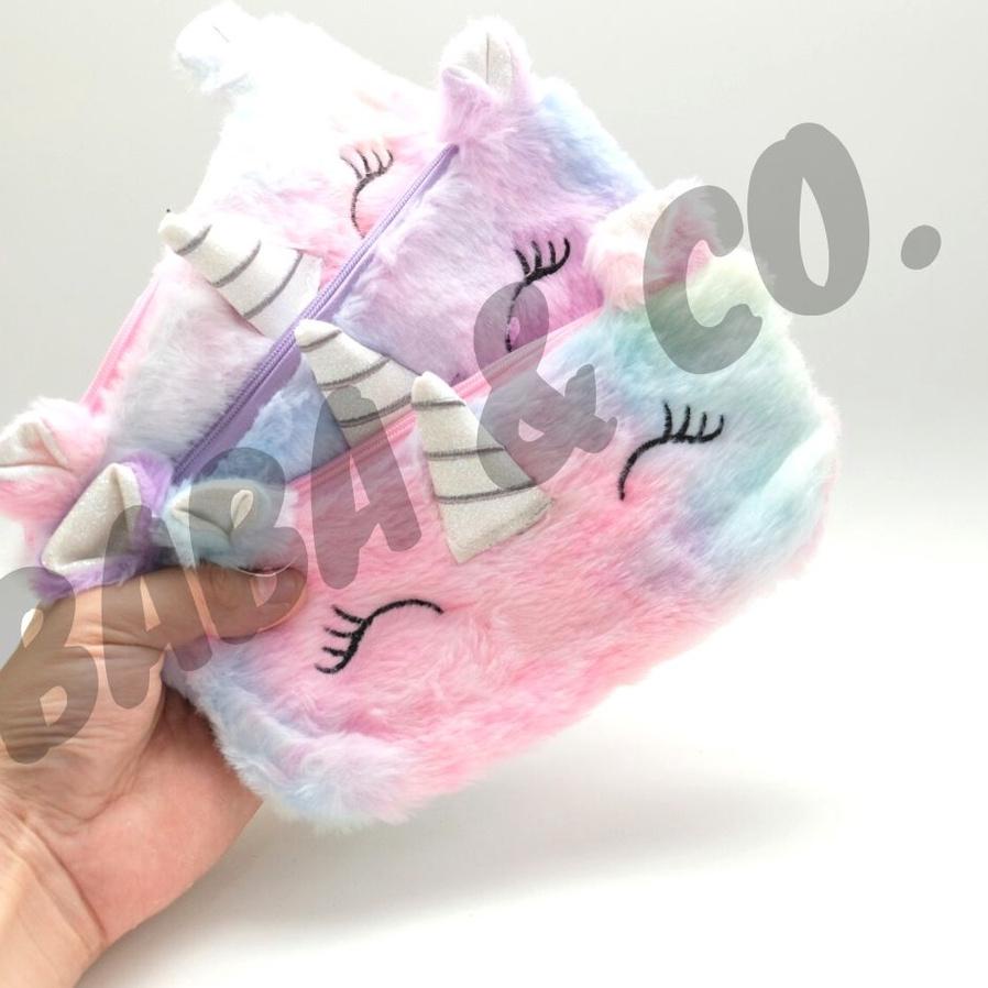 

6UU♕ KOTAK PENSIL UNICORN BULU TEMPAT PENSIL UNICORN BLUDRU LUCU UNIK MURAH PERLENGKAPAN SEKOLAH ALAT TULIS SEKOLAH ALAT TULIS KANTOR ATK MURAH BISA Bagus Dipakai