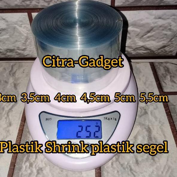 Super Viral Plastik shrink / plastik segel uk 3cm s/d 5,5cm 250gram