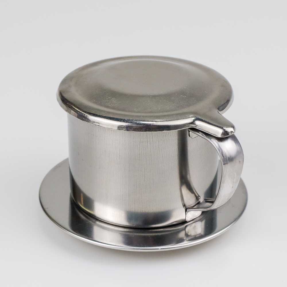 One Two Cups Filter Saring Kopi Coffee Drip Pot Stainless Steel - LC1