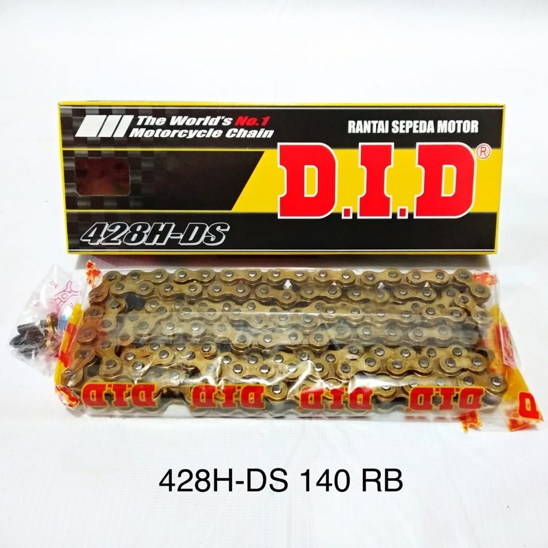 Rantai DID 428 HDS 140 RB Gold
