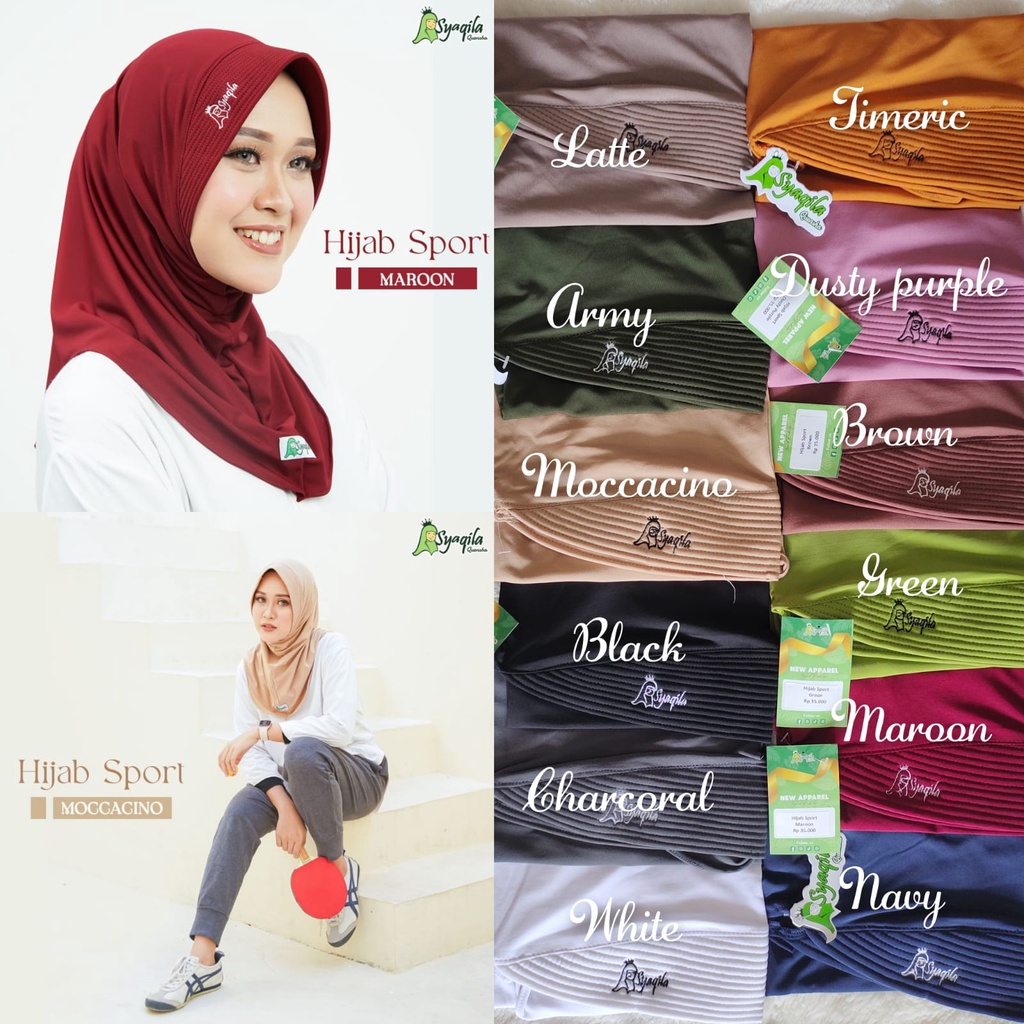 Ori Qeysa Hijab Instan Premium Hijab Sport