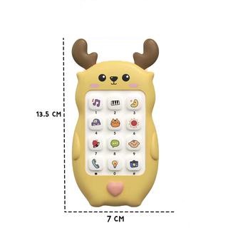 Mainan Bayi HP Baby Music Phone Puzzle Mobile Ponsel Musik Edukasi Baby Bilingual Bunyi Telepon Lucu