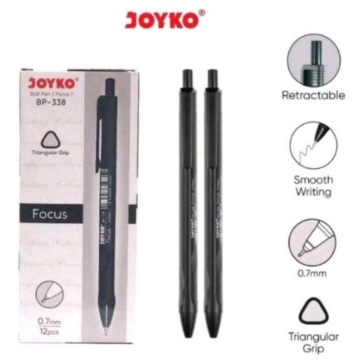 JOYKO Ball Pen BP-338 Focus 0.7 mm Pulpen Pena