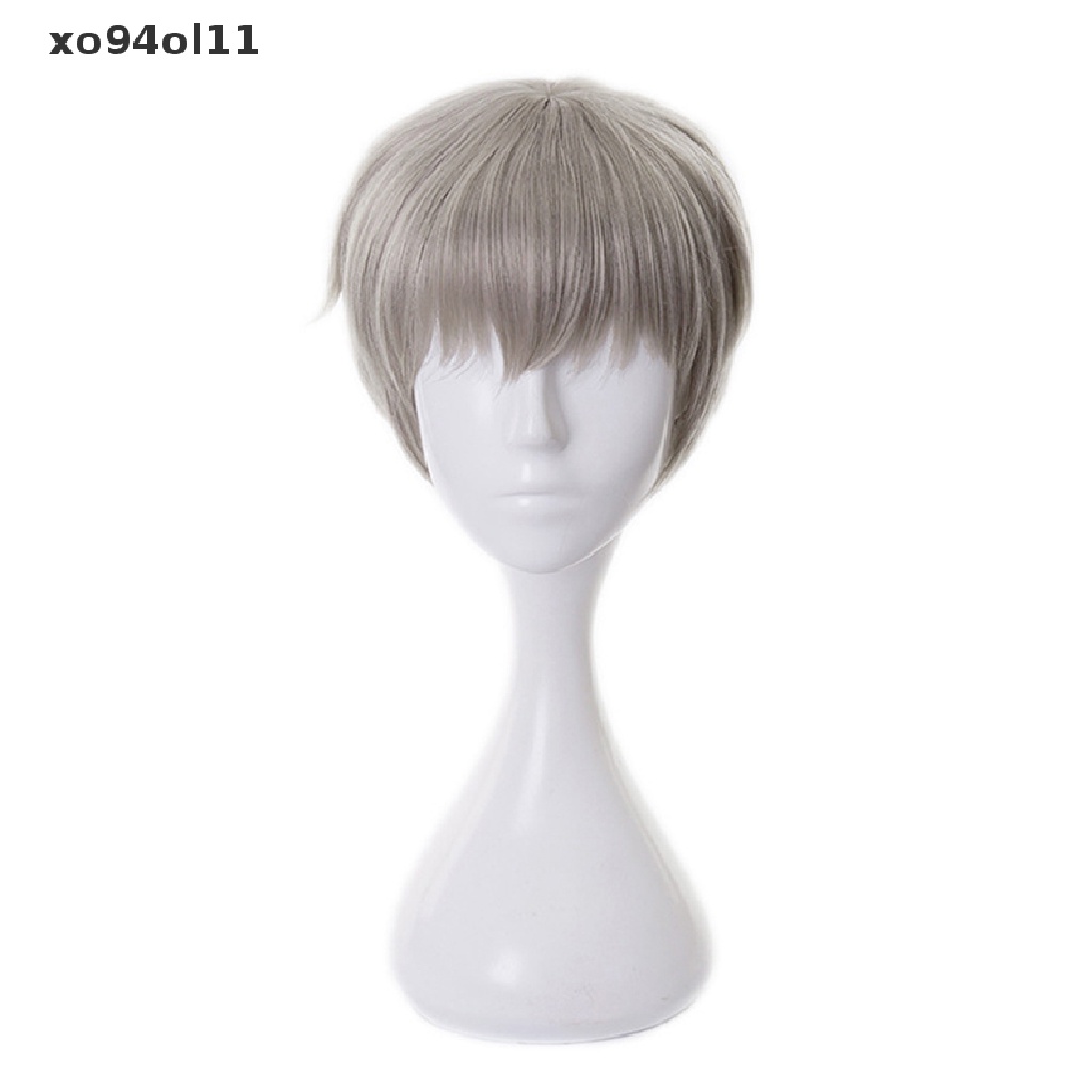 Wig Serat Tahan Panas Pendek XO Anime Jujutsu Kaisen Toge Inumaki Cosplay Grey OL