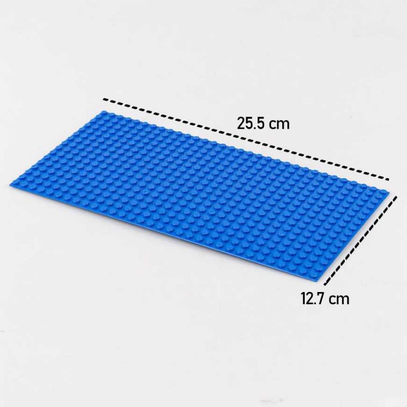 Alas Papan LEGO Baseplate Brick 16 x 32 Dots - 8801 Biru Blue