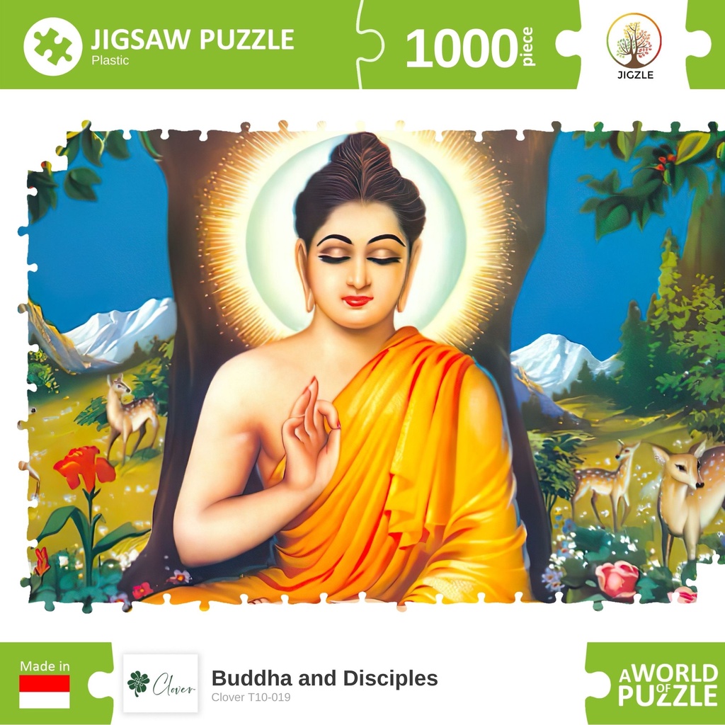Jual Clover T10019 Buddha and Disciples Jigsaw Puzzle Shopee Indonesia