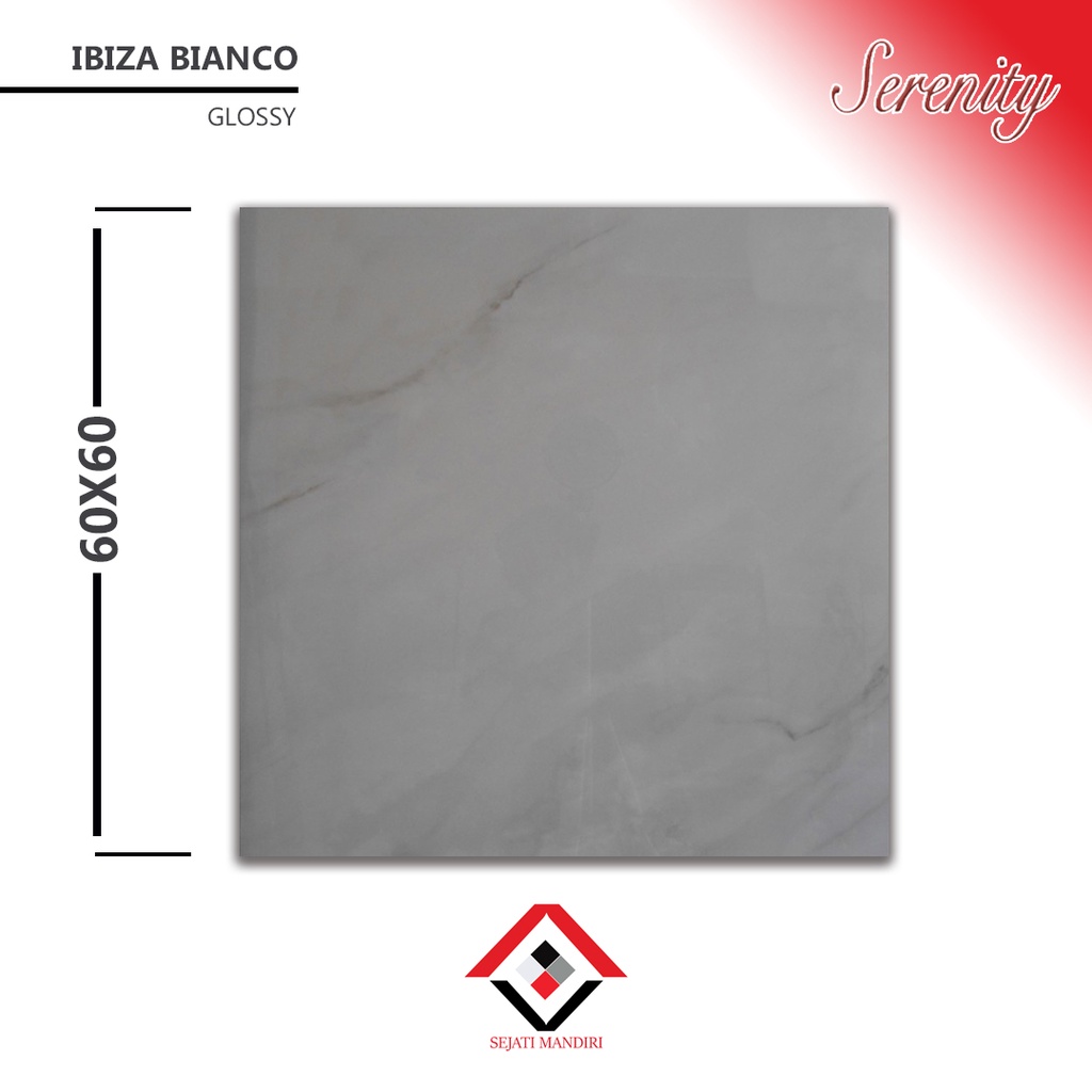 granit 60x60 - motif marmer - Serenity ibiza bianco