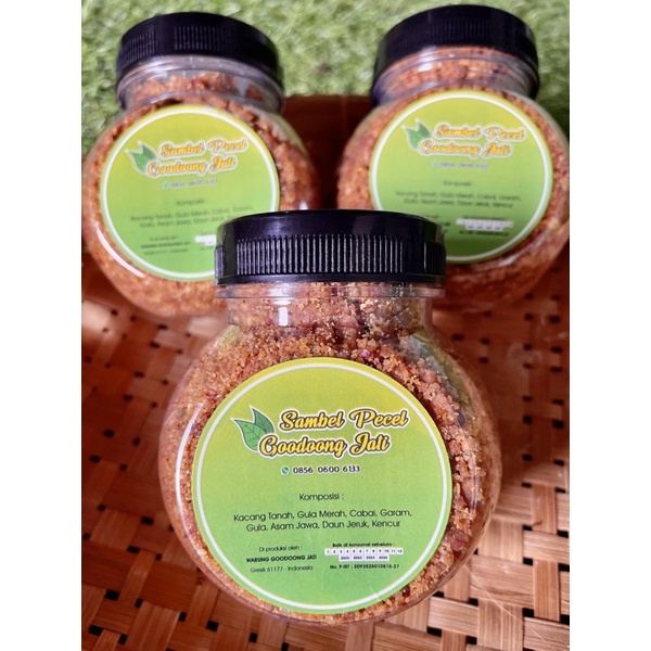 

sambel pecel Madiun Asli Kacang oven bebas minyak