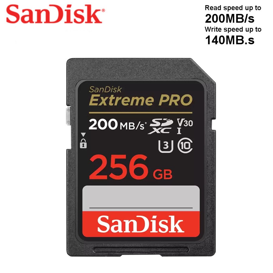 SanDisk Extreme Pro SDXC UHS-I Card 256GB 200MB/s