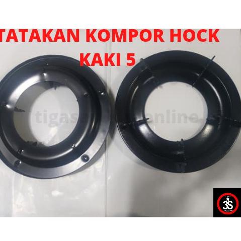 DUDUKAN/Tatakan/Cagak Kompor Gas Hock 2 Tungku Kaki 5 T28H