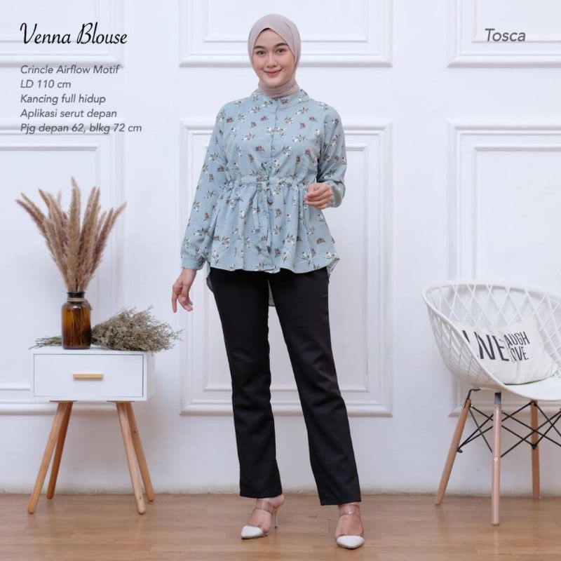 Blouse AirFlow Motif - VENNA BLOUSE //JF556