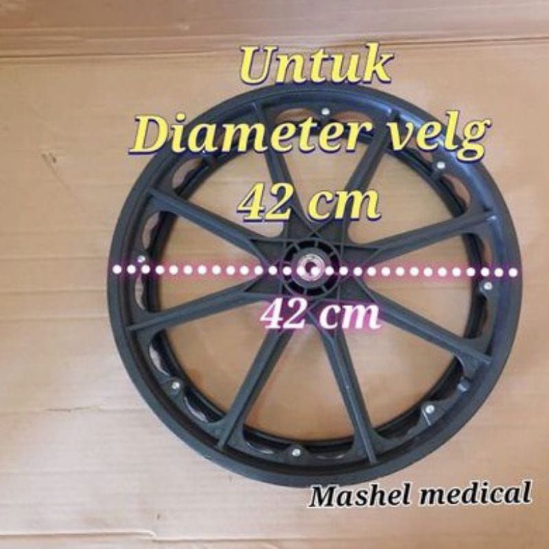 Ban Mati Kursi Roda UK 20 Untuk Diameter Velg 42 cm