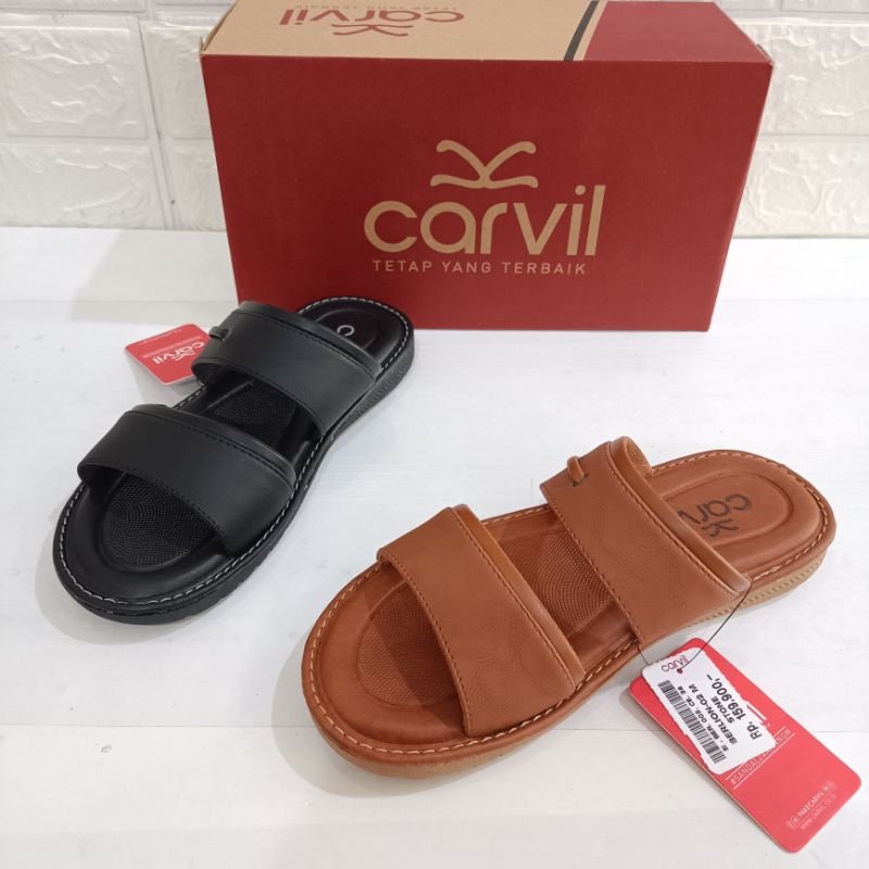 Sandal Carvil Berlion 02 M | sandal kasual Carvil | sandal harian Carvil | Sandal Carvil Ban dua | Sandal Carvil Tali Dua