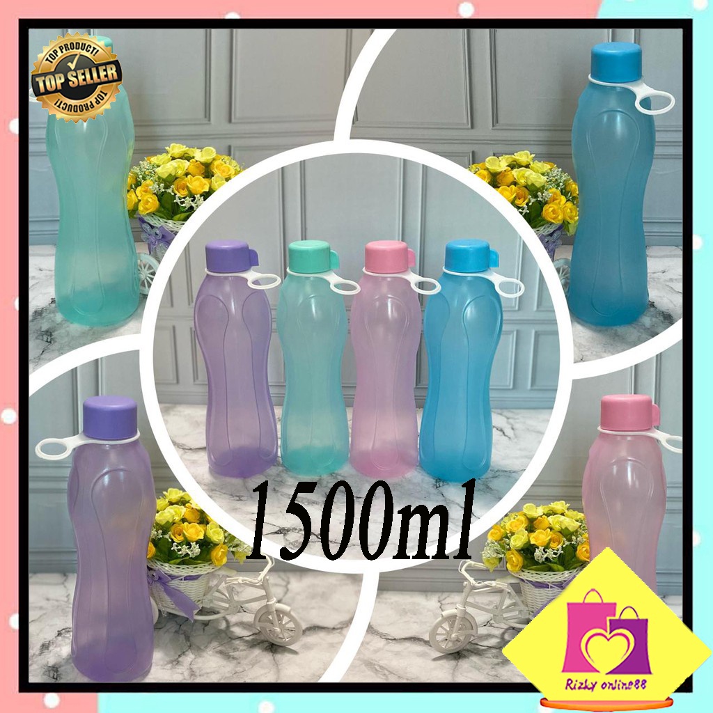 Rizkyonline88 Botol minum ukuran 1500ml botol 1.5liter T009