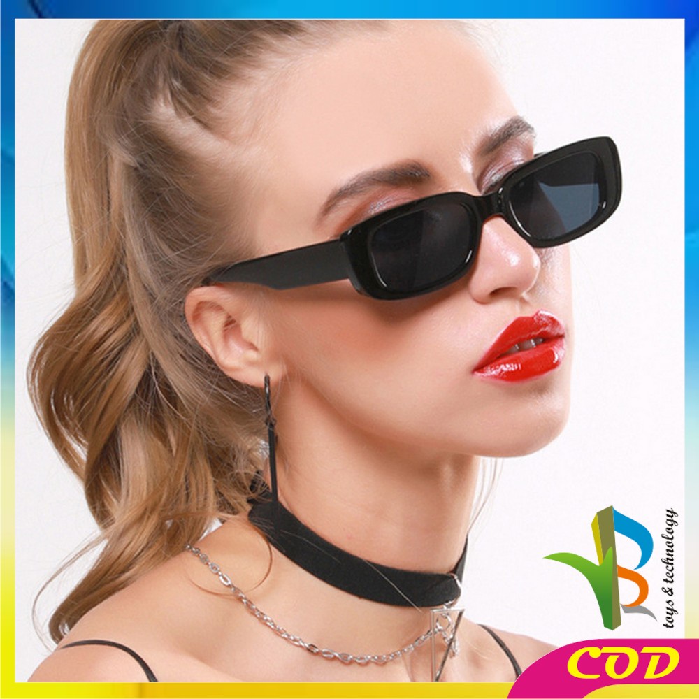 RB-C666 C668 Kacamata Cat Eye Fashion Korean Style Pria Wanita Retro / Kaca Mata Hitam Segitiga Unisex Sunglasses Vintage Fashionable