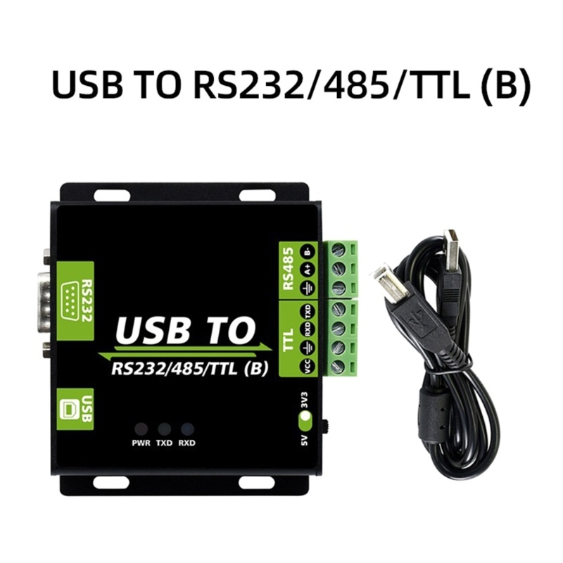 Zzz Stabil USB to RS232/485/TTL Isolated Converter Dengan Konverter CH343G Original