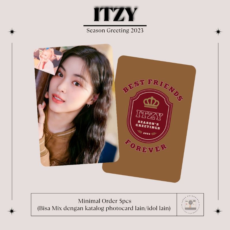 PHOTOCARD ITZY - SEASON GREETING 2023