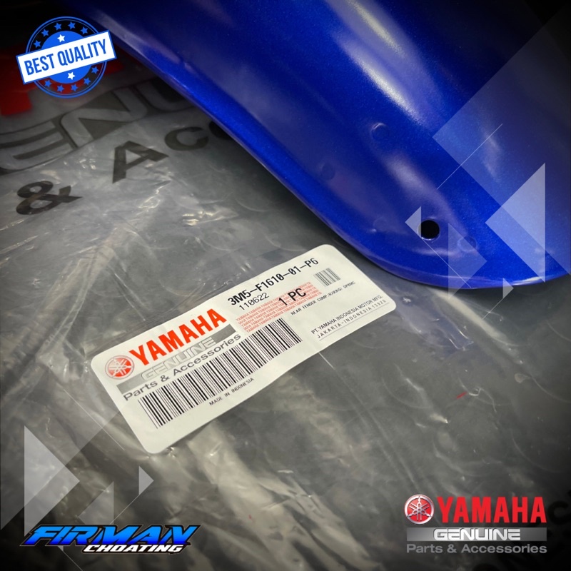 Spakbor belakang rx king biru original yamaha 3M5-F1610-01-P6