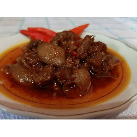 

ソ Sambal baby cumi marchona (extra pedas) ド