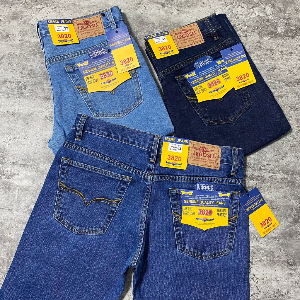 celana jeans panjang brand original Legosh jeans standar