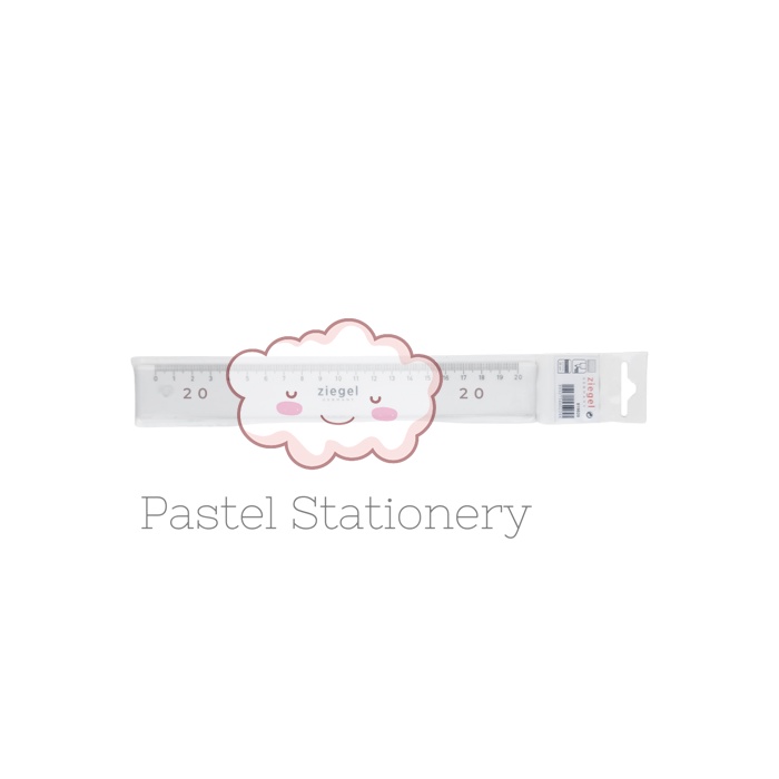 Penggaris Ziegel Panjang 20cm - Rotring Ziegel Flat Ruler 20 cm