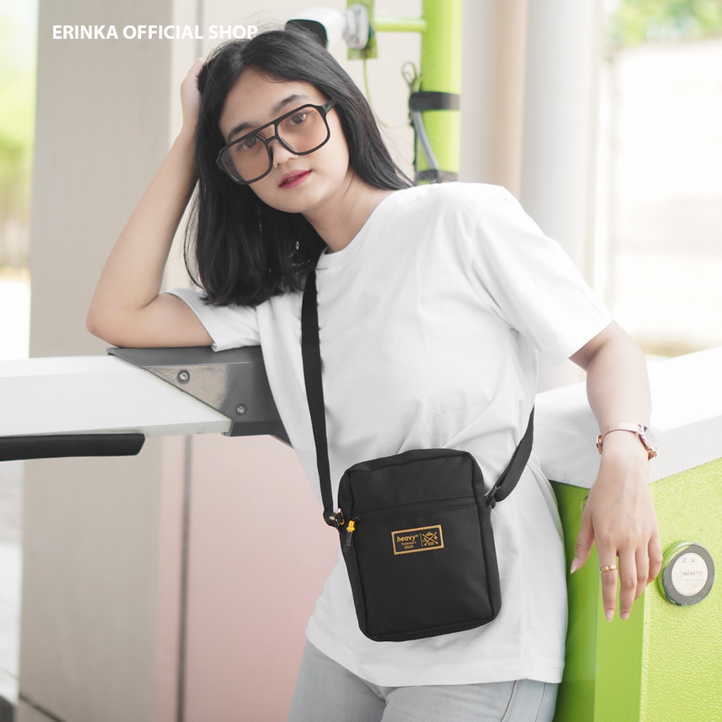 Heavy.bag Slingbag mini distro Heavy original - Tas Selempang Pria Casual Pouch