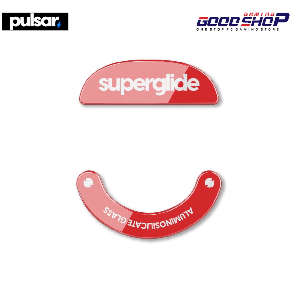 Pulsar Superglide Glass Skates for X2 Wireless Red